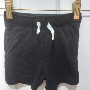Cat & Jack Toddler Knit Black pull up sweatshorts